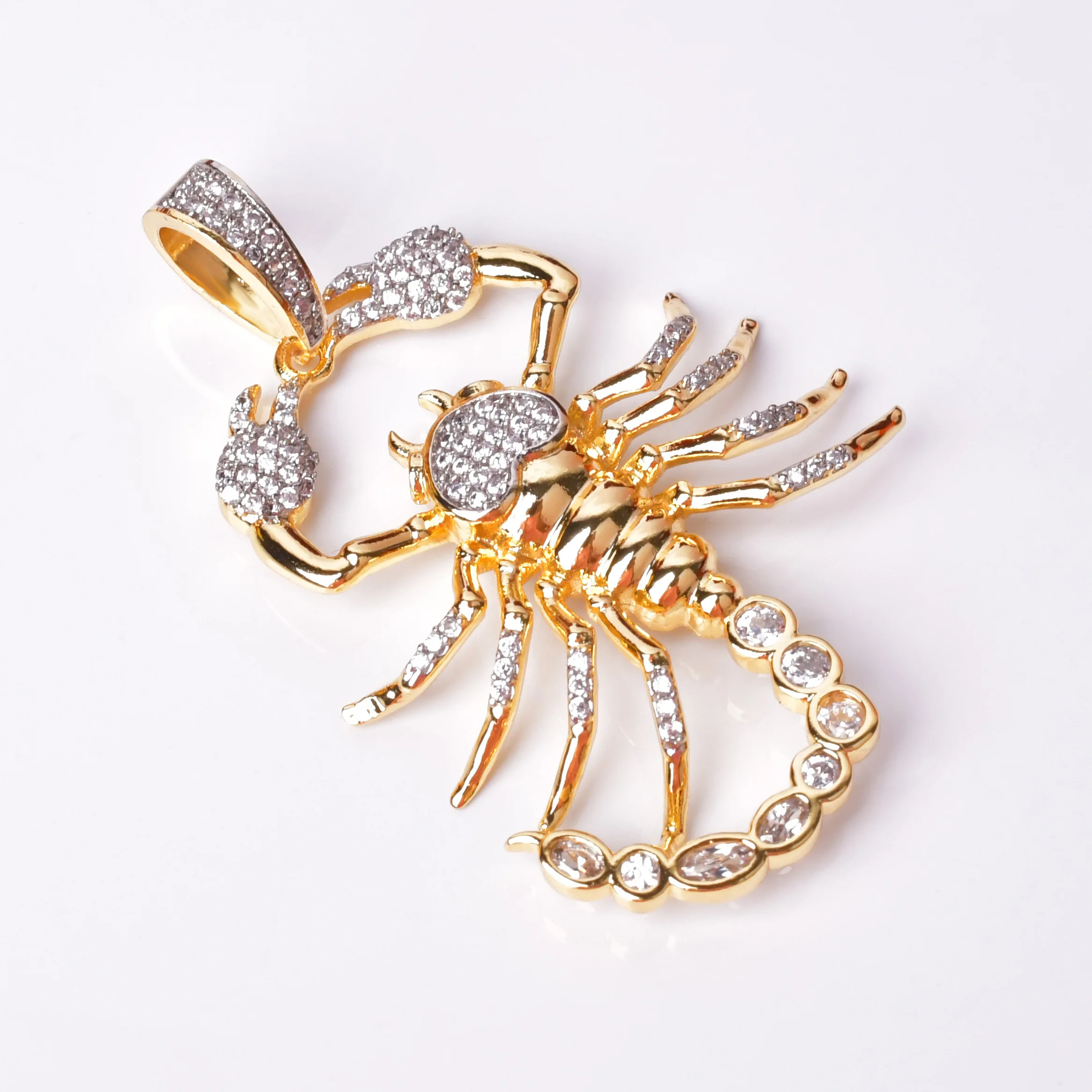 Animal Scorpion Pendant Necklace Men's Women Hip Hop Jewelry 5