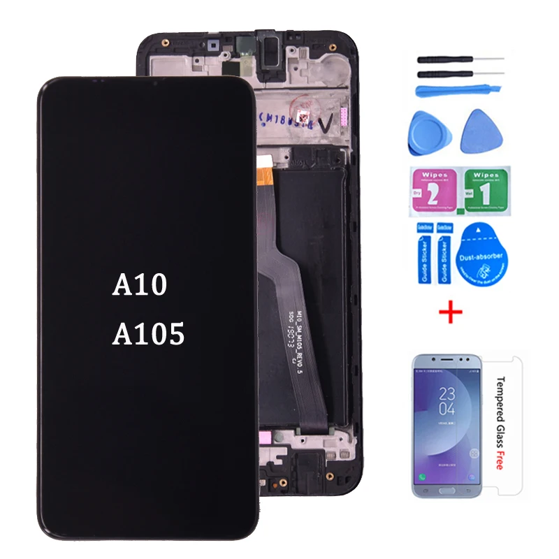 Skup Oryginalny do Samsung galaxy A10 lcd Digitizer A105 DS A105F A105FD A105A montaż digitizera ekranu dotykowego