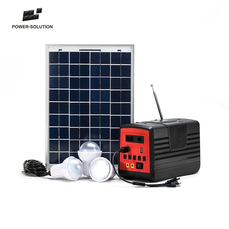 

Solar light system with ceiling fan and USB mobile charger for home