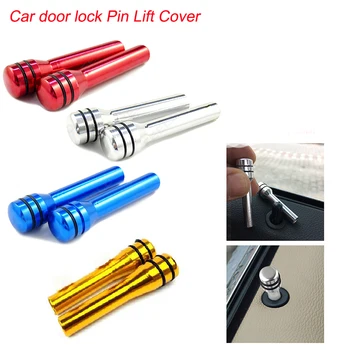 

2pcs Aluminum Car Door Lock Knob Pull Pins Lift For Mercedes Benz W211 W203 W204 W210 W205 W212 W220 AMG Jaguar XE XF XJ