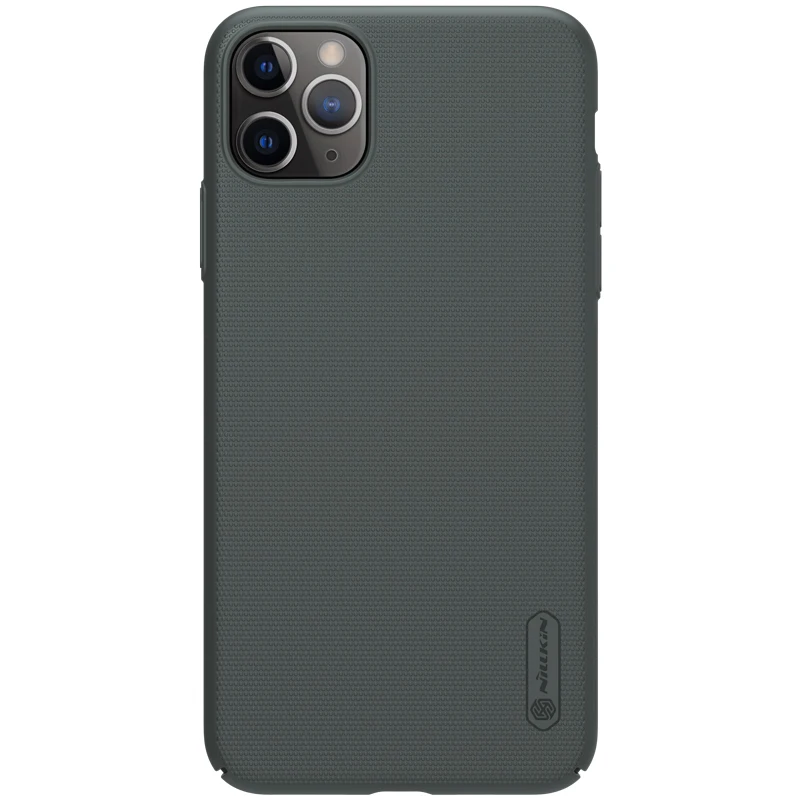 

Dark Green Case For iphone 11 Pro Max shockproof Cover for iphone 11 Pro NILLKIN Super Frosted Shield matte back cover case