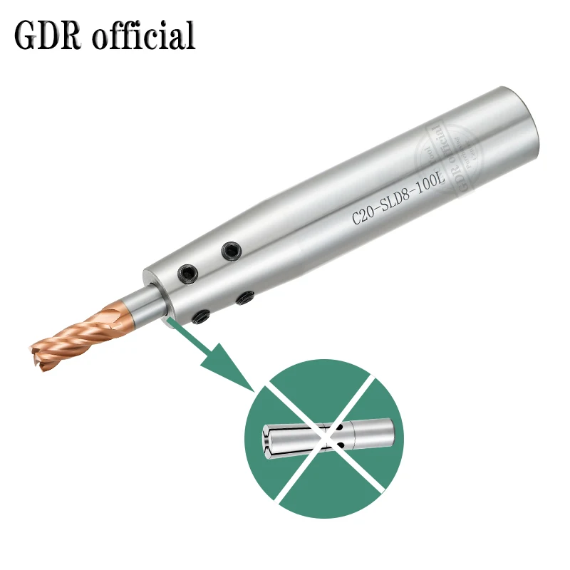 side fixed extension rod cutter bar extension rod C8 C10 C12 C16 C20 SLD SLD3 SLD4 SLD6 SLD8 SLD10 side fixed SLD small diameter cutter bar extension rod