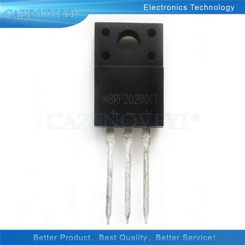 10 шт./лот MBRF20200CT TO-220F MBRF20200 TO-220 20200CT 20A 100V В наличии | Электронные компоненты и