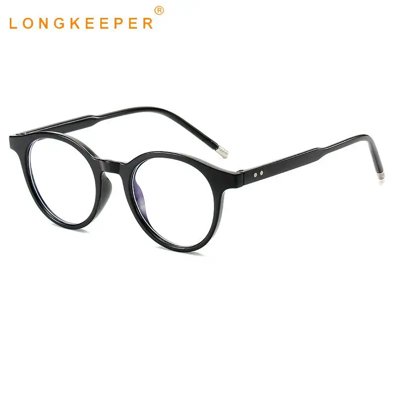 

Women's Anti Blue Lights Eyeglasses Stylish Round Clear Lens Computer Glasses For Ladies Optical Spectacle Frame Oculos De Grau