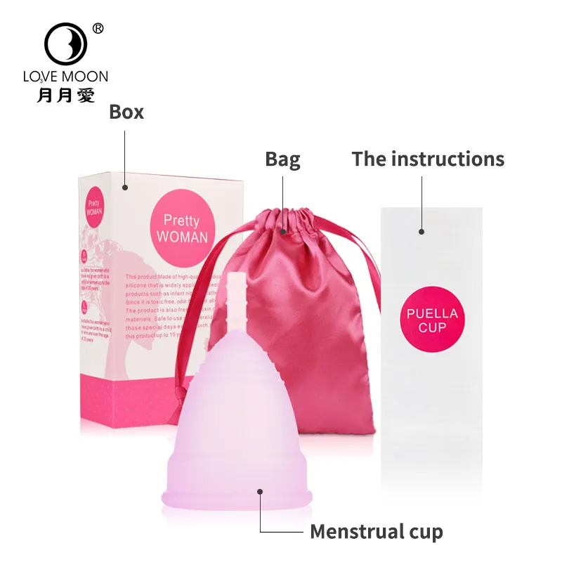 Silicone Menstrual Cup with Sterilizer - Comfortable, Eco-Friendly Period Care, Free Shipping