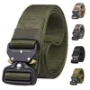 Tactical Belt Men Adjustable Quick-releasing Nylon Belt Military Army Waist Belts With Metal Buckle Outdoor Hunting Accessories ► Photo 1/6