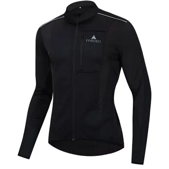 

Reflective Cycling Jacket Men Thermal Fleece Warm Windbreaker Winter Sport Bike Clothing Outdoor Waterproof MTB Bicycle Jackets
