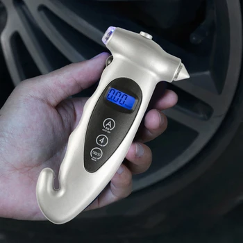 

Tire Air Pressure Gauge Digital Car Bike Truck Auto LCD Meter Tester Tyre Gauge Car Window Broken Glass Tool
