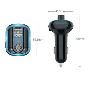 

DC12-24V Bluetooth Car FM Transmitter MP3 Player Radio Adapter Kit Hands Free USB Charger