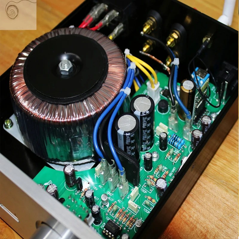 KYYSLB 220 В 35 Вт* 2 LM4766 4,0 Bluetooth усилитель домашний полностью алюминиевый настольный компьютер усилитель используется TL082I Op Amp для предусилителя