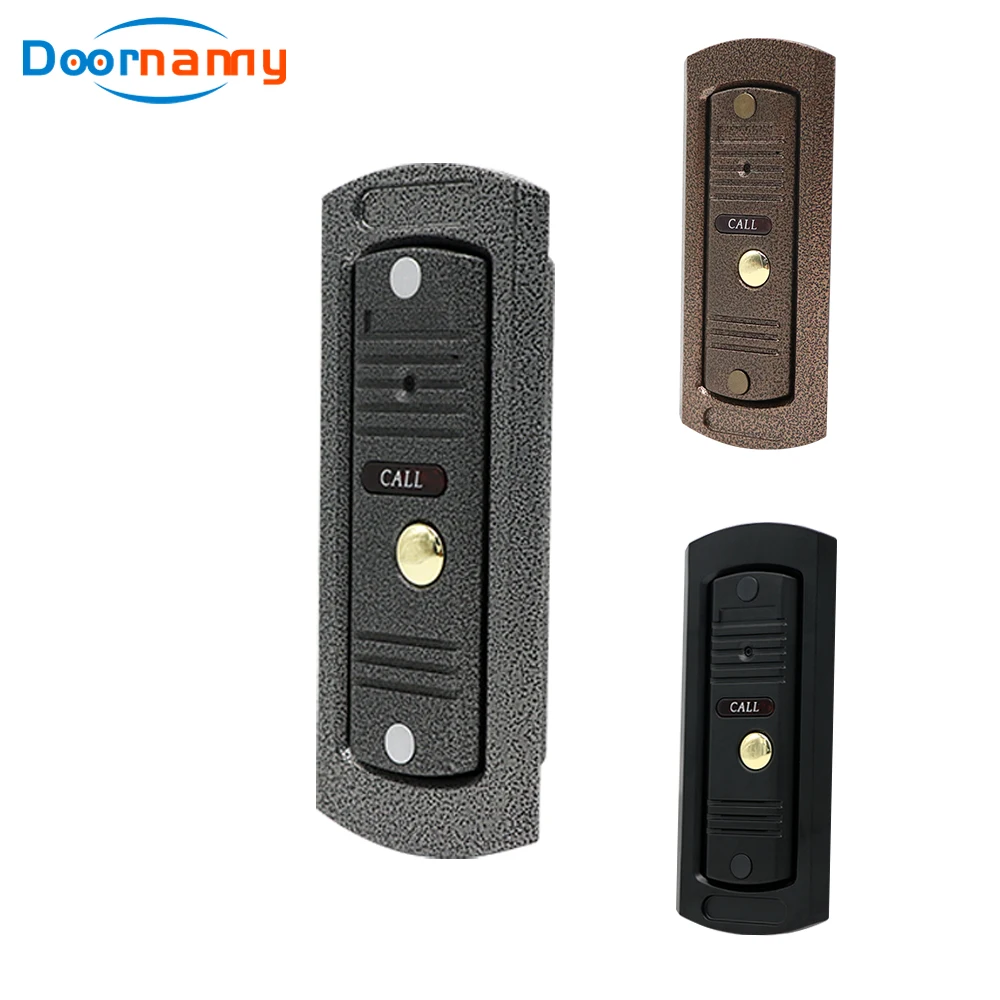 Doornanny Call Panel Series 4 Wires Video Doorbell For Video Intercom Analog  CVBS 1200TVL AHD 720P Entrance Machine Doorphone