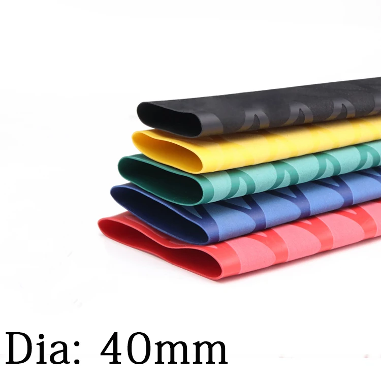 1M Dia 40mm Non Slip Heat Shrink Tube Fishing Rod Wrap Insulated Anti-Slip Handle Racket Grip Sleeve Waterproof Cover Multicolor |