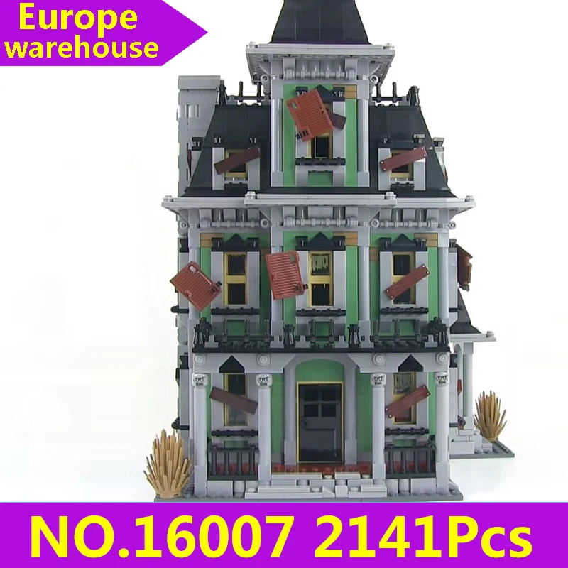 Конструктор Lepinblocks, 16060, эксклюзивный дом Гарри магии, замок хогварта, король, кирпичи, набор строительных блоков, городская архитектура, 71043, игрушки - Цвет: 16007
