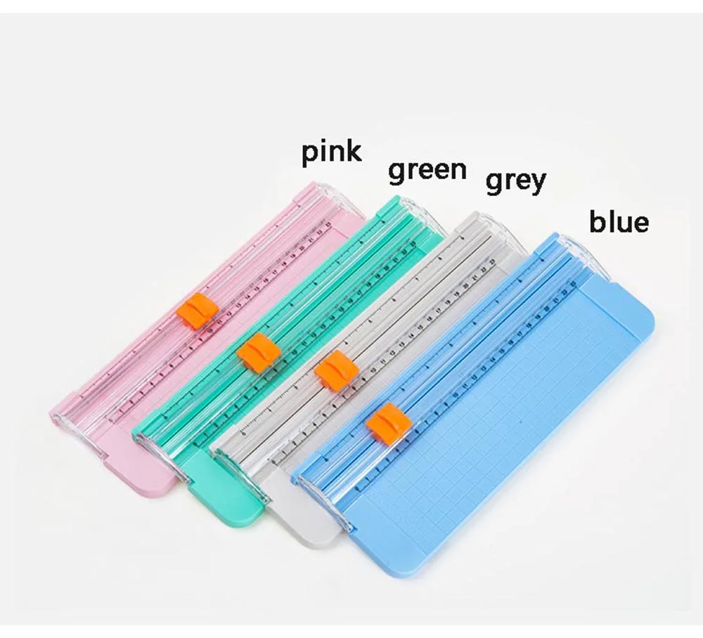 23 Cm precisión papel recortadoras de fotos cortadores de guillotina con Pull-out regla para etiquetas para foto de papel de herramienta de corte