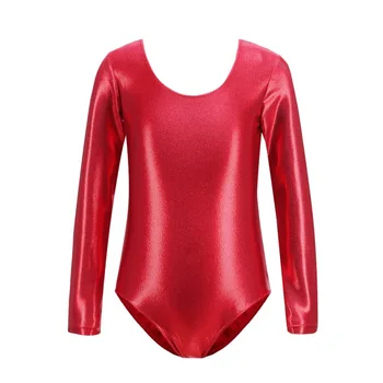 

Kid Children Bodysuit Dance Wear Long Sleeve Gymnastics Leotard Backless Ballet Practice Dance Costume New Vcqy