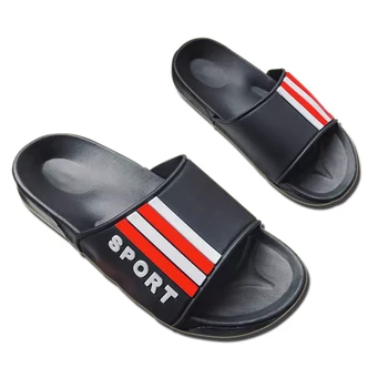 

Men Slippers Black Shoes Fashion Trendy Slippers Outdoor Casual Shoes Beach Non-slip Sandals