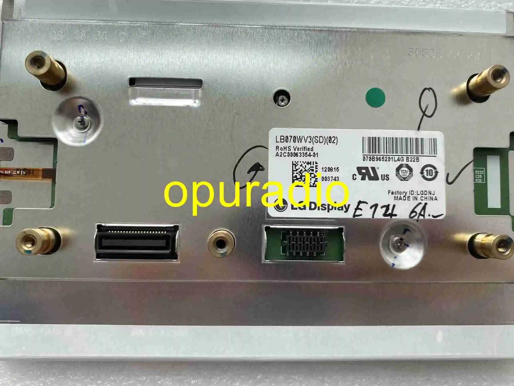 새로운 7 LCD 디스플레이 LB070WV3(SD)(02) 메르세데스 벤 E260L E300L E350 CLS30 자동차 GPS 오디오에 대 한 LB070WV3-SD02 화면
