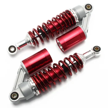 

11" 280mm Motorcycle Spring 7mm Red Silver Air Shock Absorber Rear Suspension For Yamaha Motor Scooter ATV Quad Dirt Bike D30