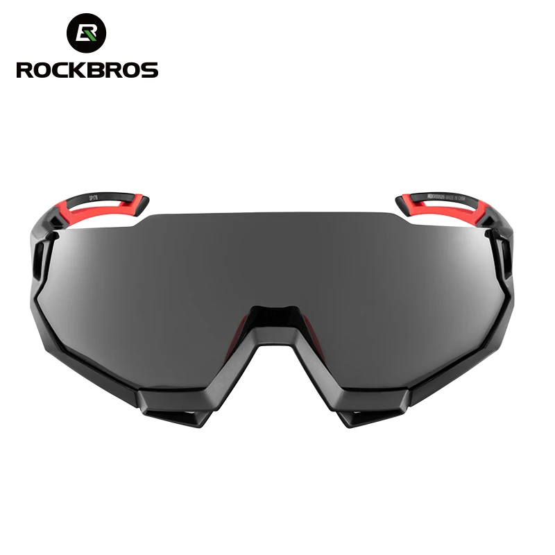 ROCKBROS, велосипедные очки для мужчин и женщин, уличные спортивные очки, MTB, шоссейные, велосипедные, спортивные солнцезащитные очки, поляризационные, фотохромные, 5 линз