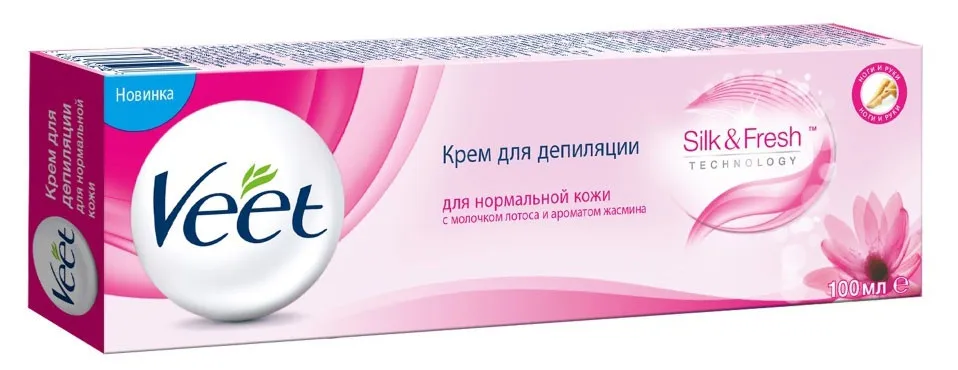 Крем для депиляции для нормальной кожи Veet, 100 мл