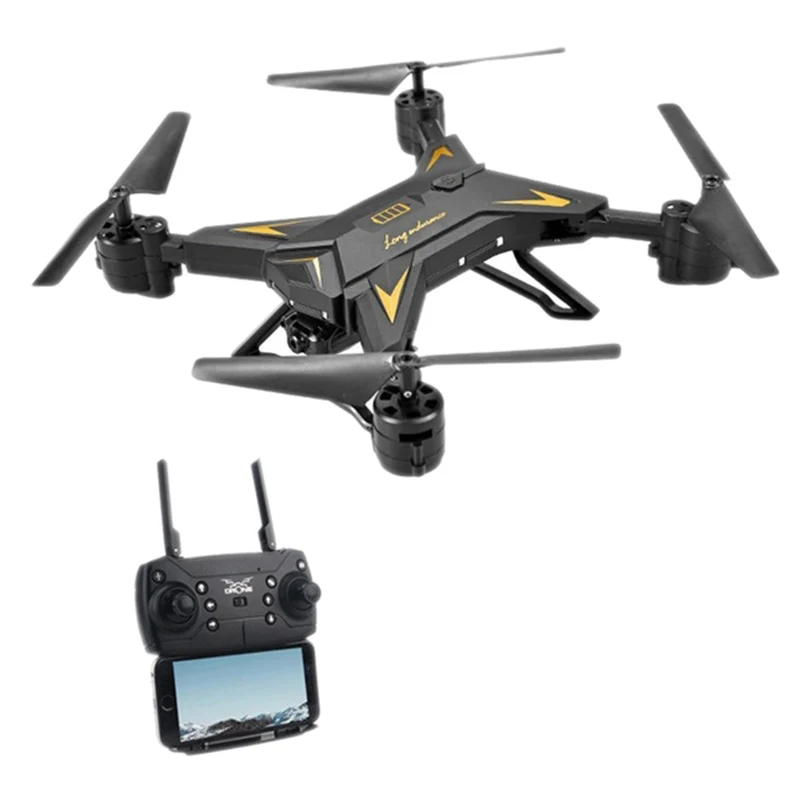 KY601S HD Wide Angel Camera WIFI FPV Quadcopter Toy RC Drone APP Control Helicopter, 500W 1080P WIFI FPV Camera Black