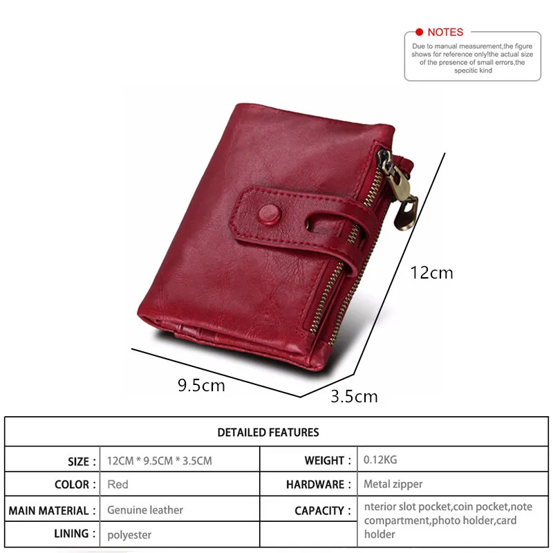 Rfid-100-Genuine-Leather-Women-Wallets-Female-Hasp-Double-Zipper-Luxury-Coin-Purse-ID-Card-Holder