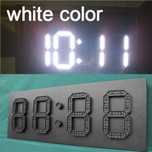 8 дюймов белый цвет gps время и температура СВЕТОДИОДНЫЙ дисплей знак Открытый водонепроницаемый