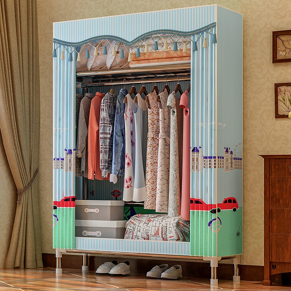 

Large Capacity Non-Woven Fleece Fabric Garment Storage Organizer Rack Clothes Closet Clothes Wardrobe