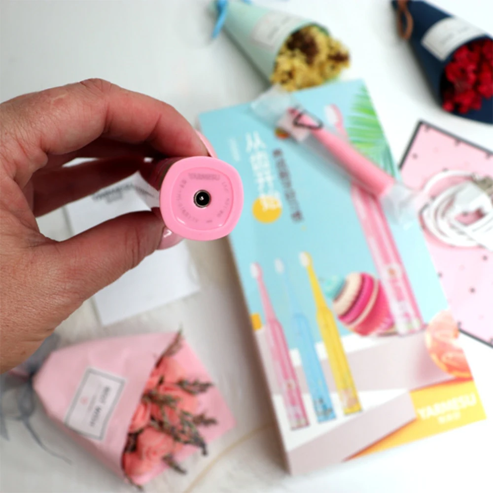  Kids Electric Toothbrush for Children Rechargeable Battery Sonic Electric Tooth Brush