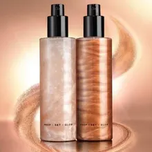 Высокая лоснистая спрей блеск кожи Осветляющий, увлажняющий макияж установка спрей Новинка модные женские туфли для девушек; для женщин; для макияжа J3