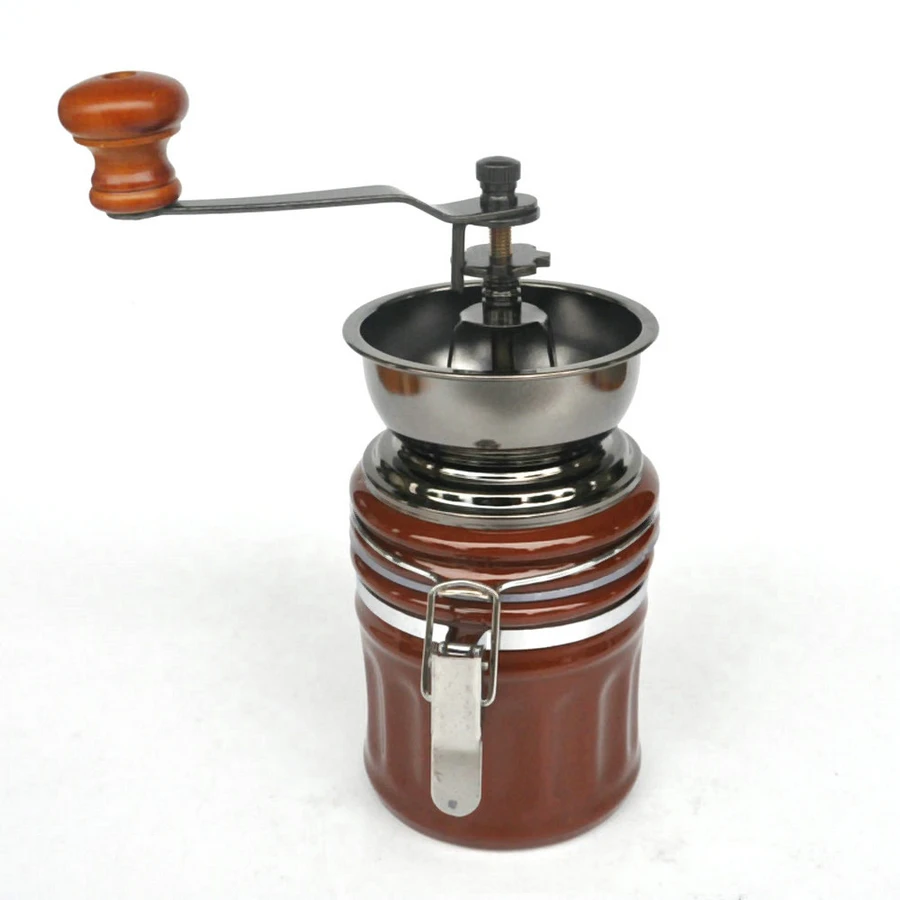 

Manual Espresso Bean Spice Pepper Grinding Machine Ceramic Coffee Beans Grinder
