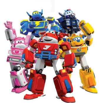 

Newest Big Deformation Armor Super wings Rescue Robot Action Figures Super Wing Transformation Fire Engines Toys for children