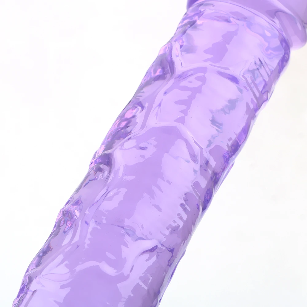 Soft Jelly Erotic Dildo Strong Suction Cup G-spot Orgasm Dick Toy for Adult Realistic Sex Toys for Woman s_voghion.com