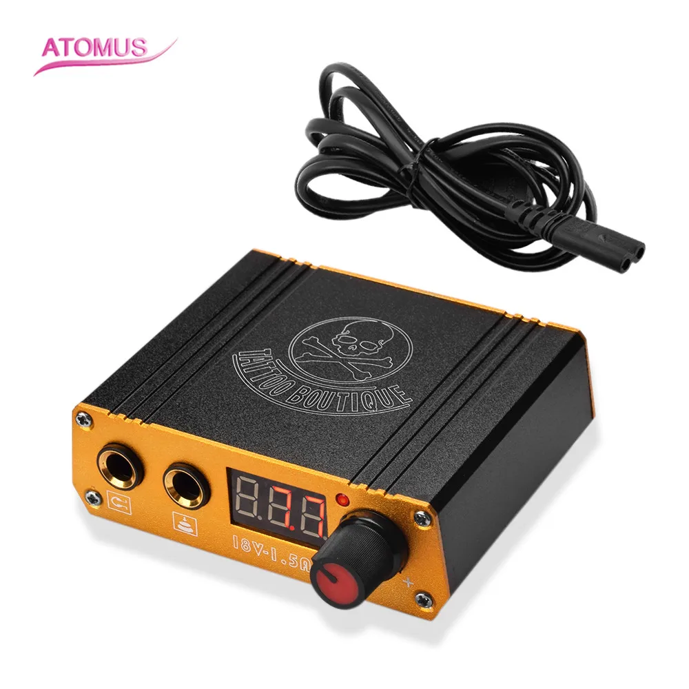 

2019 New Mini LED Digital Display Tattoo Power Supply Cable Tattooing Permanent Makeup Equipment Set for Tattoo Pen Machine