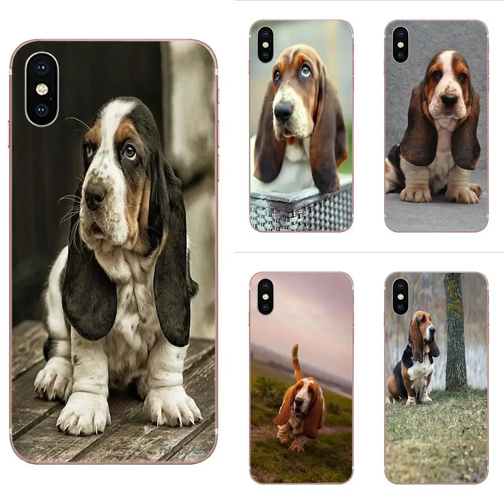 Бассет-Хаунд красный Cardinals TPU художественный принт для Xiao mi 3 4 4C 4i 5 5s 5X6 6X8 SE Pro Lite A1 Max