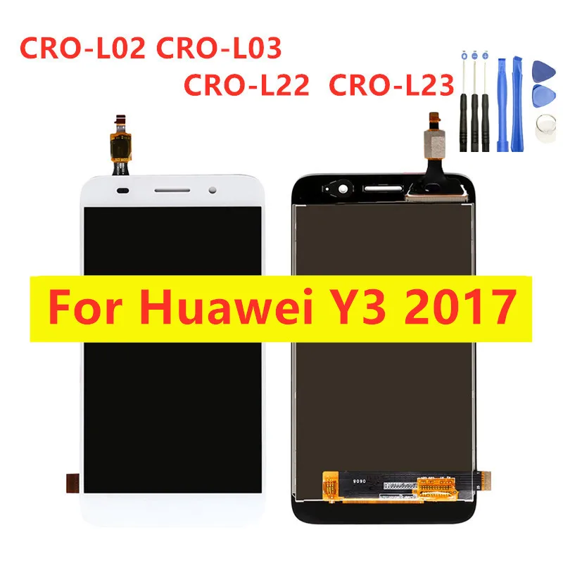 5 0 &quotЖК дисплей для Huawei Y3 2017 ЖК и сенсорный экран с рамкой в сборе ремонтные