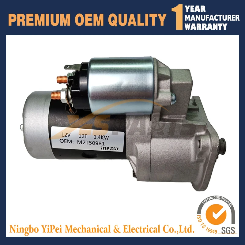 G60218400 M2t50981 M002t50981 New Starter Motor For Mazda Truck