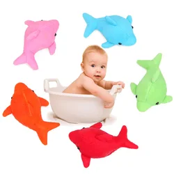 Jouet de bain pour bébé, mignon, dauphin, baleine, succion d'eau, plus grand, cadeau de maternité magique, poupée apaisante 