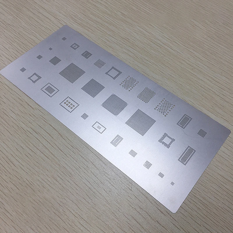 QIANLI iPad full range steel net T0.12 multi-function universal square hole chamfer iPad plant tin bead stencil