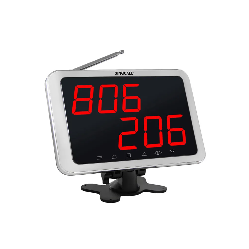 SINGCALL Wireless Paging System, APE1200 Display Receiver, for Mobile Cabin Hospital,Supermarket,Cinema