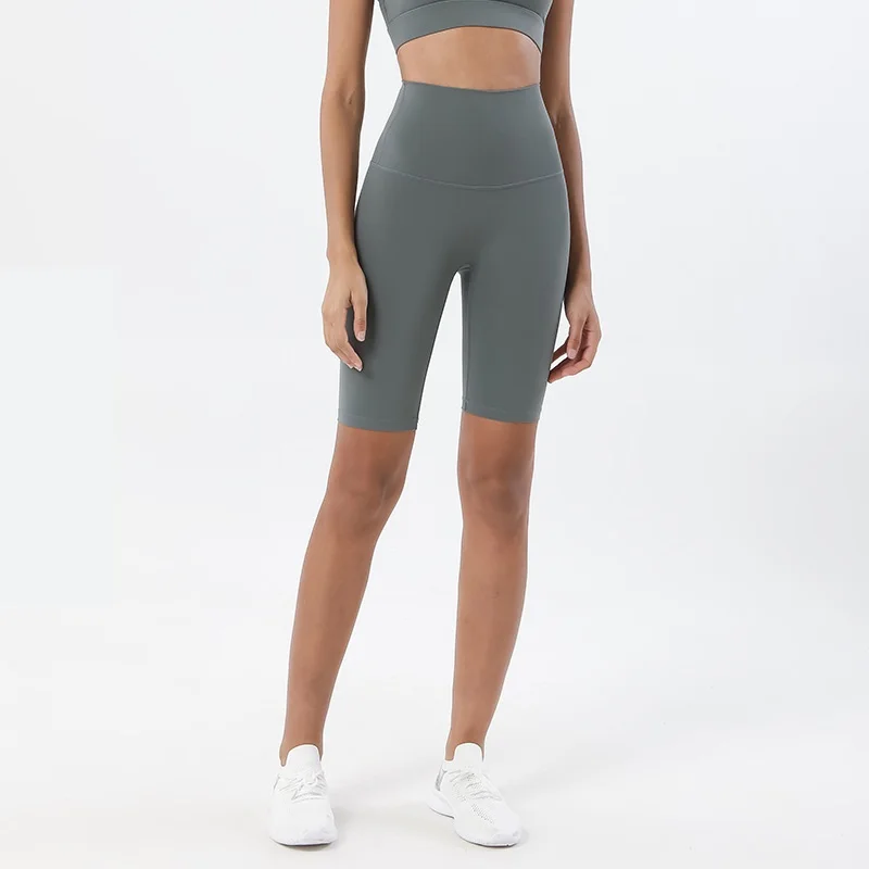 Sexy Sports Yoga Shorts Tights High Waist Fitness Bicycle Running Pants High Waist Peach Hip Soft And Comfortable Gym Clothing