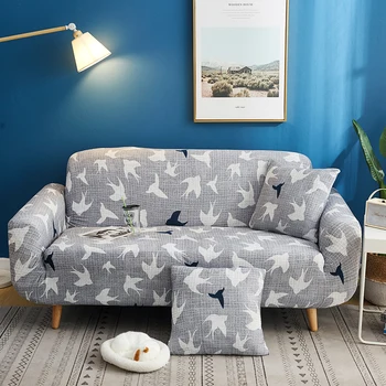 

Universal Size 1/2/3/4 Seater Sofa Cover Stretch Elasticity Seat Printed Sofa Covers For Home Hotel Banquet Christmas