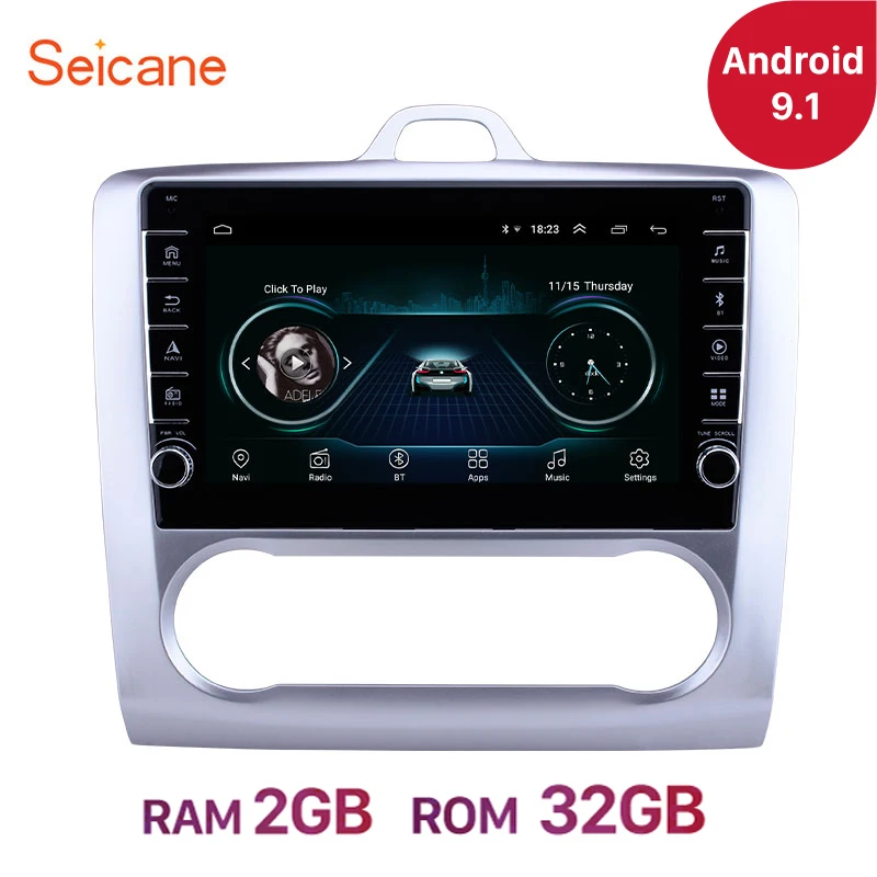 Seicane 9 &quotAndroid 1 автомобильное радио GPS Навигация стерео для Ford Focus Exi AT 2004-2011 ROM 32 ГБ