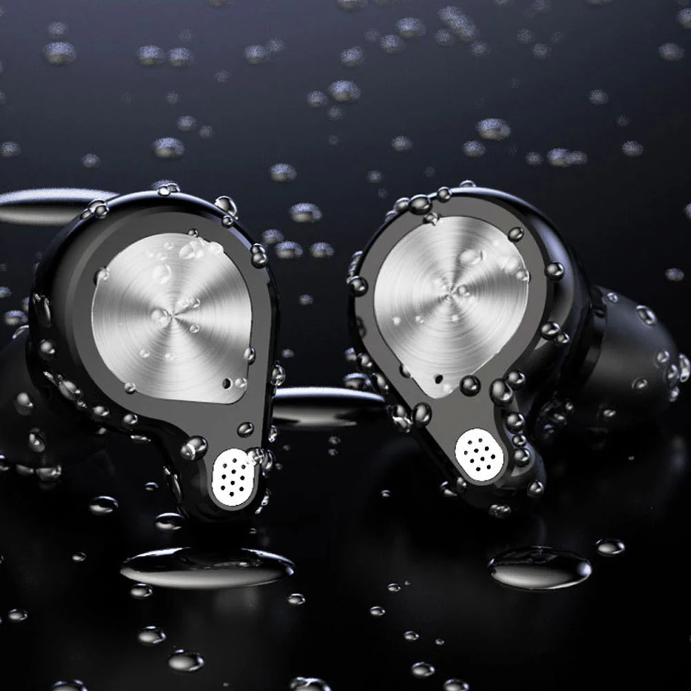 Wearable Mini TWS In-Ear Wireless Bluetooth 5.0 Earphone Sports Stereo Headphone With Charge Box Watchband Mic For Smart Phone