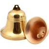 100% Brass Handicraft Large Engraved 12 cm Bell Loud Clear Sound School Meditation Church Creative Gift Large Small Copper Bells ► Photo 2/6