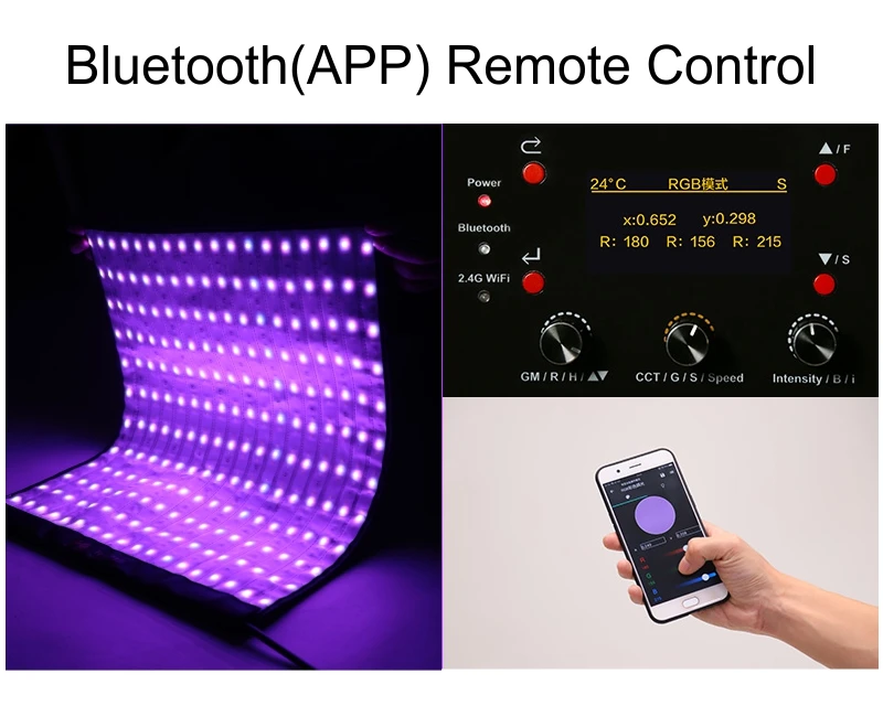 800短YKMZGO LED 반지 라이트 사진 스튜디오 카메라 사진 Dimmable 비디오 라이트 팔콘 아이즈 100W RGB LED 비디오 사진 라이트 2800-10000K 휴대용 지원 APP 원격 제어 연속 조명 램프 RX-818 zhiyun 용인 nanguang godox 영화 유튜브 라이브