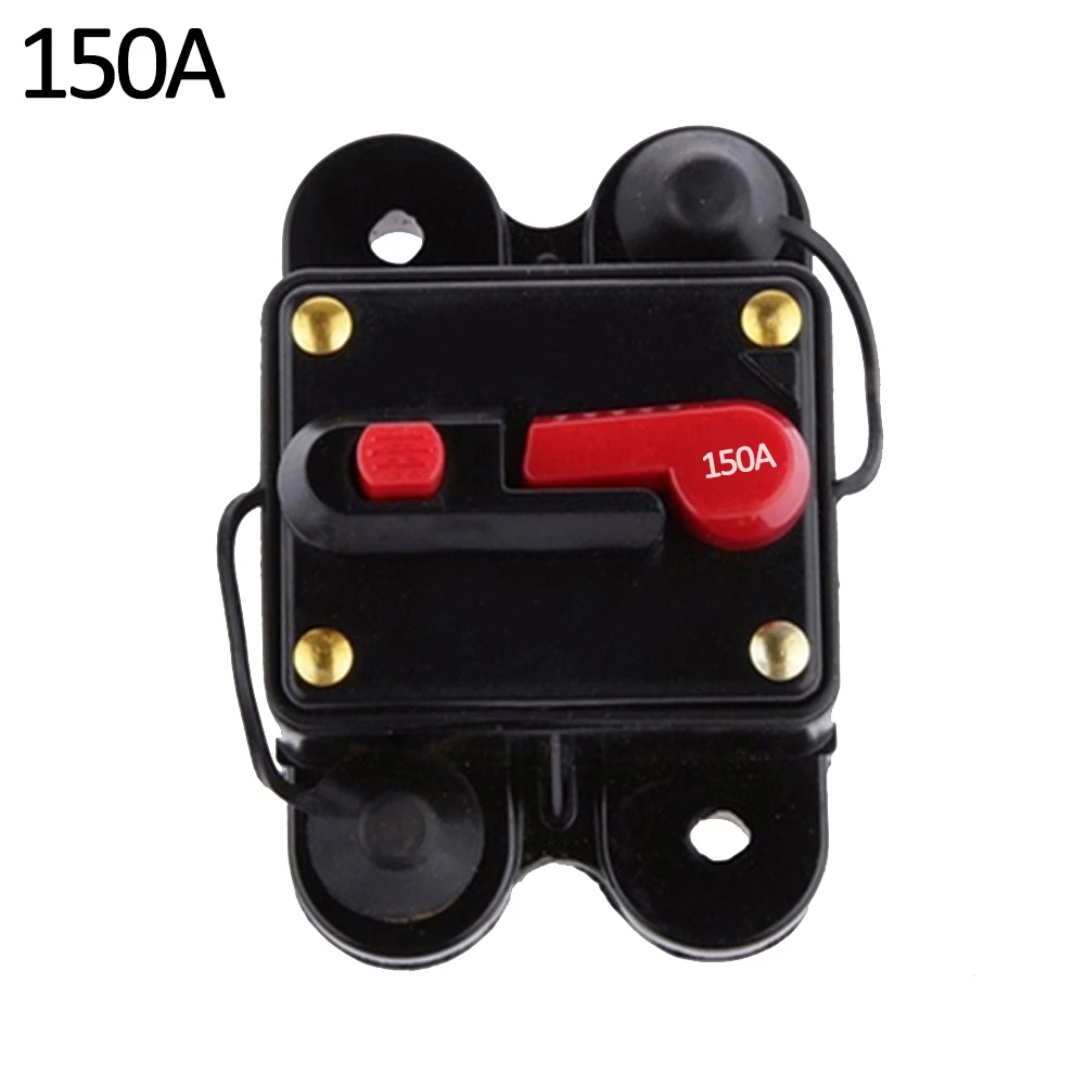 80-300A AMP 12 V-24 V автомобильный аудио Conversion Kit с выключатель автоматический предохранитель держатель Мощность защита автоматического восстановления автомат защити цепи