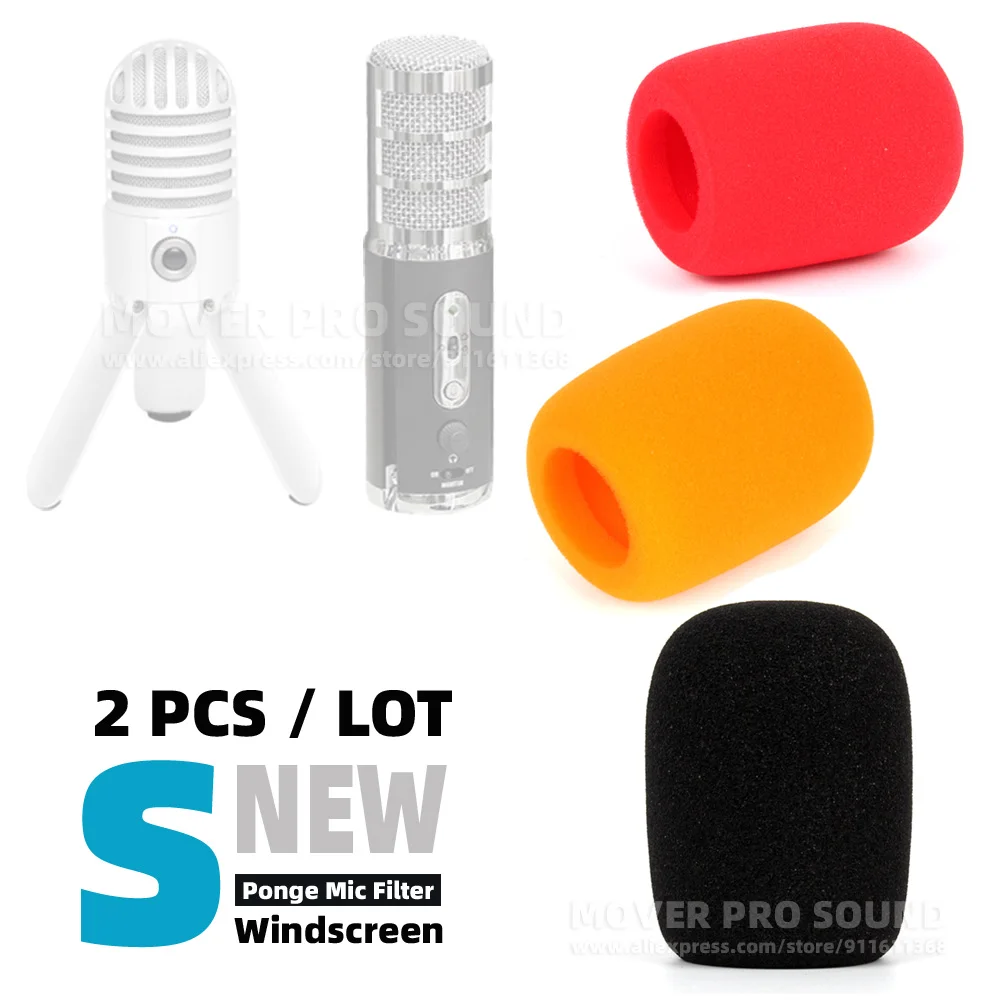 Per Samson Satellite Meteor Usb Protezione Parabrezza Microfono Schermo Filtro Anti Pop Copertura Parabrezza Mic Spugna Antivento