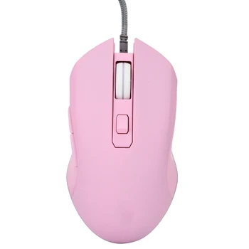 

Professional USB Gaming Mouse High Sensitivity Pink Wired Mute Gaming Mouse PC Mice Comfortable Grasping For Laptop