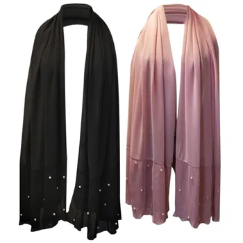 

Fashion Scarves For Women Luxury Elegant Retro Solid Long Soft Wrap Scarf Ladies Shawl Scarves Muslim Hijab Cachecol L41